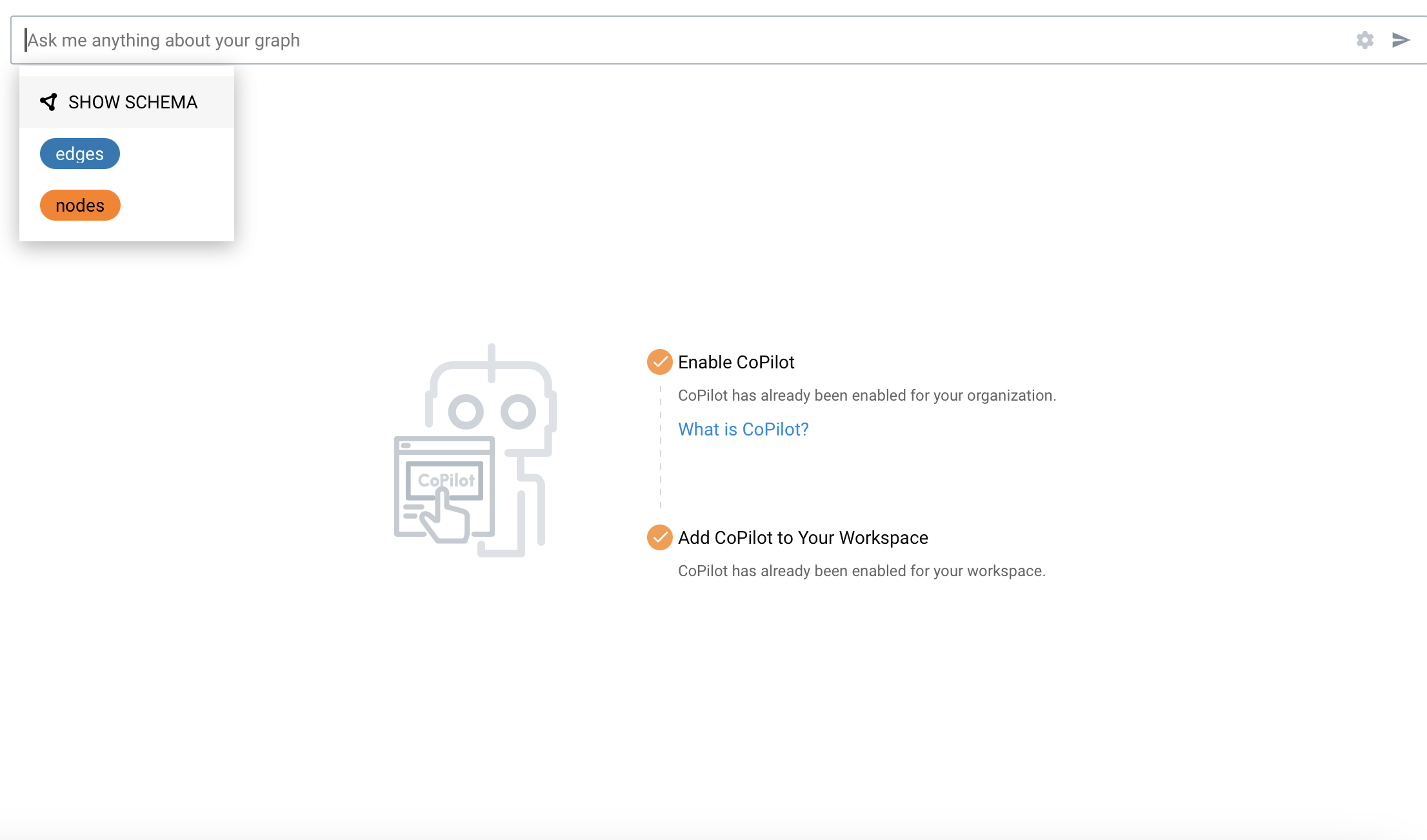 patternsearch selectshowschema