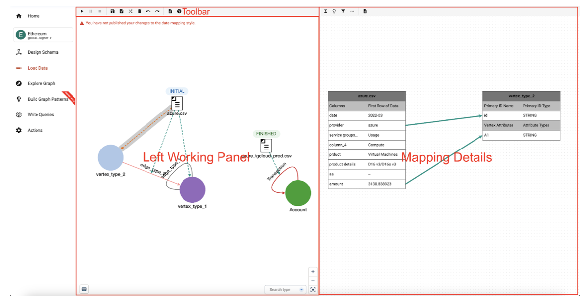 LoadDataUI MappingEditPanel